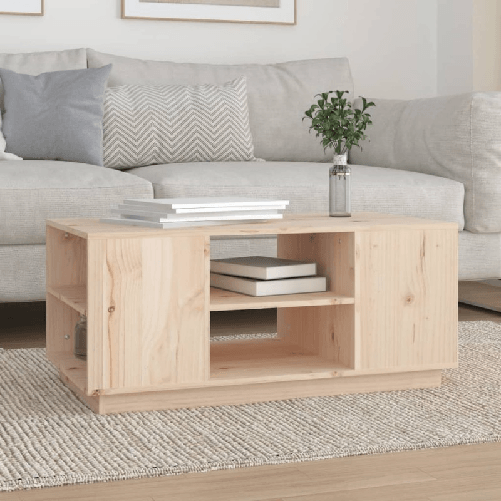 Tavolino-da-Salotto-90x49x405-cm-in-Legno-Massello-di-Pino