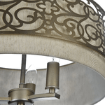 Lampadario-Contemporaneo-Venera-Metallo-Ottone-3-Luci-Diffusore-In-Pvc