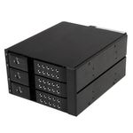 StarTech.com Scheda backplane per rack portatili hot-swap trayless in alluminio 3 alloggiamenti per SAS II/SATA III 3