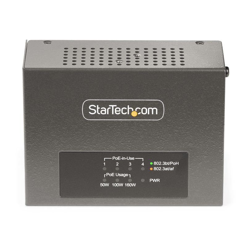 StarTech.com-Iniettore-PoE---Multi-Gigabit-a-4-porte-Ethernet-5-2.5-1G--NBASE-T--PoE-PoE--PoE----802.3af-802.3at-802.3