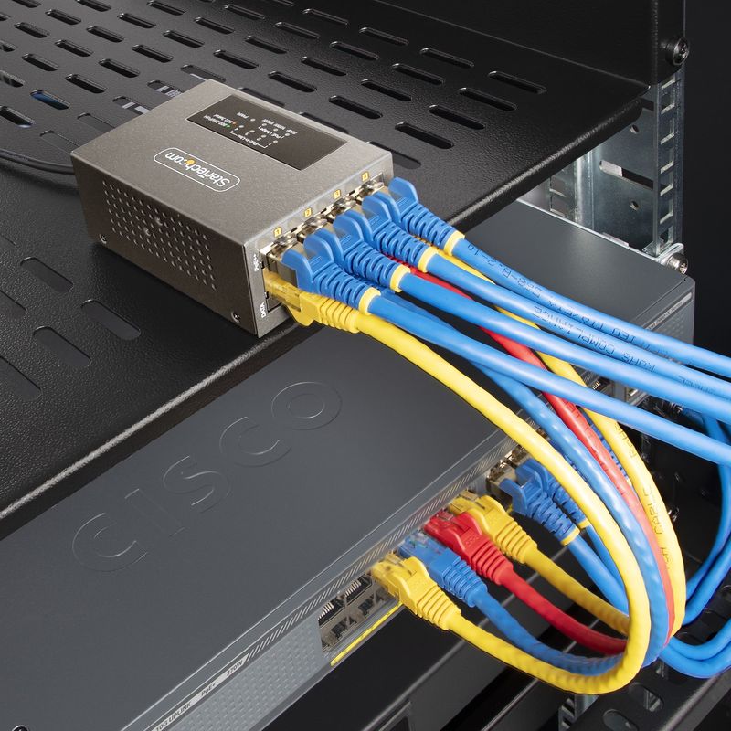 StarTech.com-Iniettore-PoE---Multi-Gigabit-a-4-porte-Ethernet-5-2.5-1G--NBASE-T--PoE-PoE--PoE----802.3af-802.3at-802.3