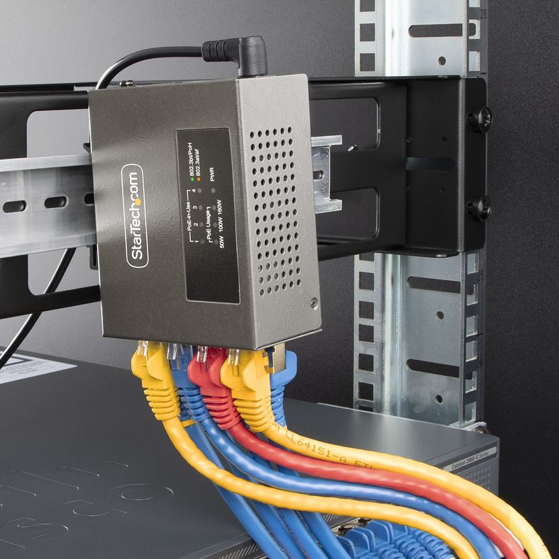 StarTech.com-Iniettore-PoE---Multi-Gigabit-a-4-porte-Ethernet-5-2.5-1G--NBASE-T--PoE-PoE--PoE----802.3af-802.3at-802.3