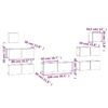 Set-di-Mobili-Porta-TV-7-pz-Rovere-Fumo-in-Legno-Multistrato