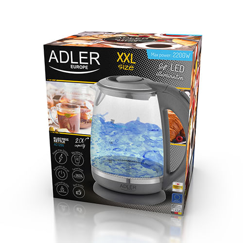 Camry-Adler-AD-1286---2-l---2200-W---gray---transparent---glass---water-level-indicator