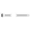 Samsung-ET-SXR86SWEGEU-accessorio-indossabile-intelligente-Band-Nero-Bianco-Fluoroelastomero