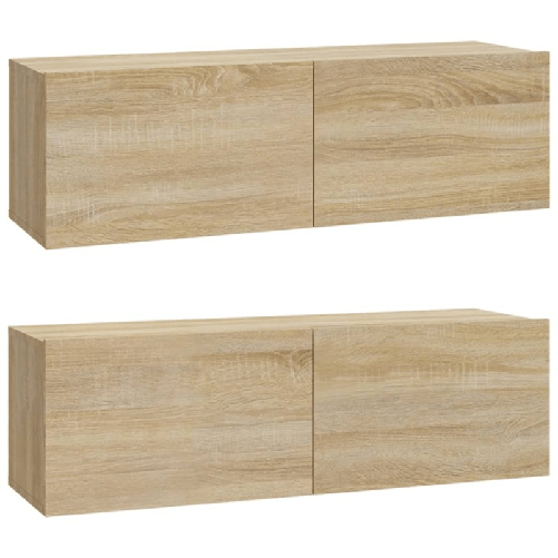 Set-di-Mobili-Porta-TV-6-pz-Rovere-Sonoma-in-Legno-Multistrato