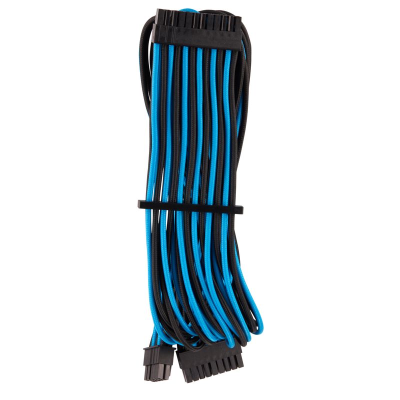 Set-di-cavi-premium-con-guaina--Gen-4----blu-nero