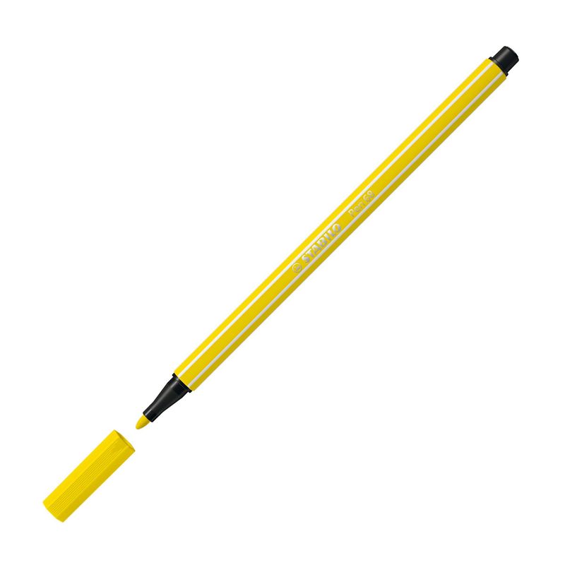 PENNARELLO-STABILO-PEN-68-24-GIALLO-LIMONE