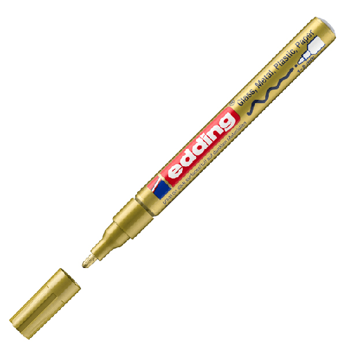 Marcatore-EDDING-751-punta-fine-vernice-oro