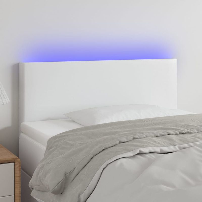 Testiera-a-LED-Bianco-160x5x118-128-cm-in-Similpelle