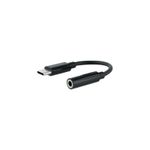 Nanocable 10.24.1205 cavo audio 0,11 m 3,5 mm USB tipo-C Nero