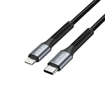 Vention Cable de Carga Lightning/USB-C - Velocidad 480Mbps - Material Aluminio/PVC