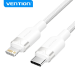 Vention Cable de Carga USB-C/Lightning - Aluminio Trenzado - 480Mbps - 3A - 27W Max
Caracter­sticas: