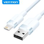 Vention Cable de Carga USB-A/Lightning - Aluminio y Algodon Trenzado - 480Mbps - 2.4A
Caracter­sticas: