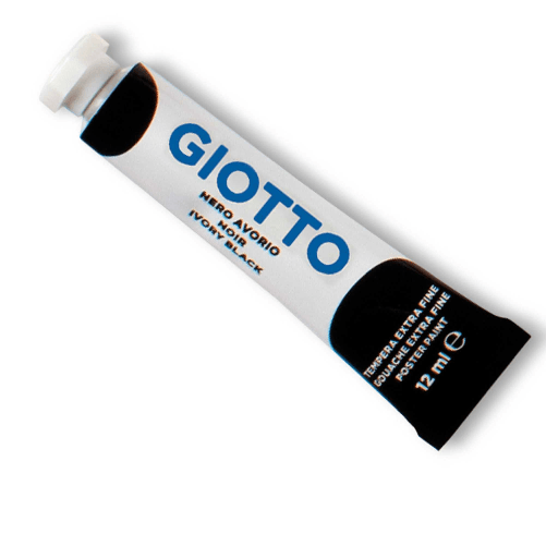 GIOTTO TEMPERA GIOTTO TUBO 4 (12ML) NERO 24