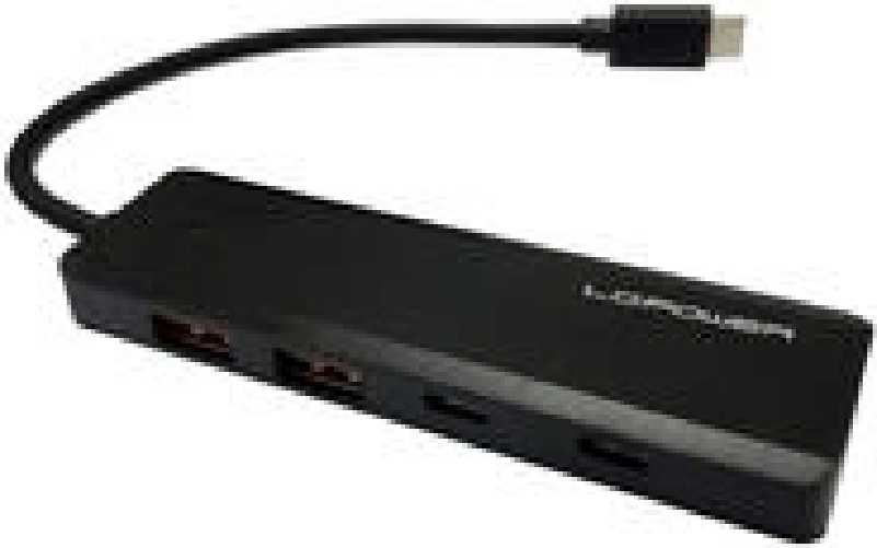 LC-POWER LC-HUB-U3-4-C 2xUSBA 1XUSB-C Black retail