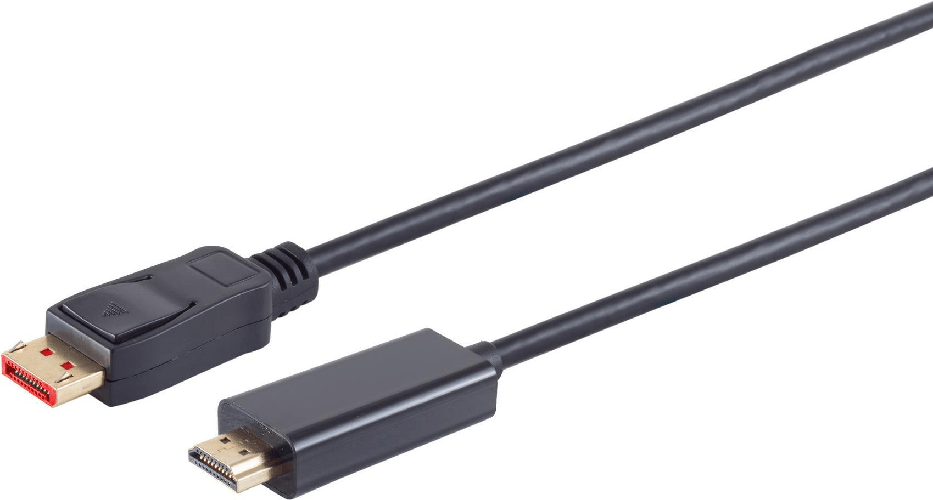 ShiverPeaks DisplayPort 1.4gt HDMI ST-ST 10m Adapter Cable 4K 60Hz Black - Cables - Digital/D