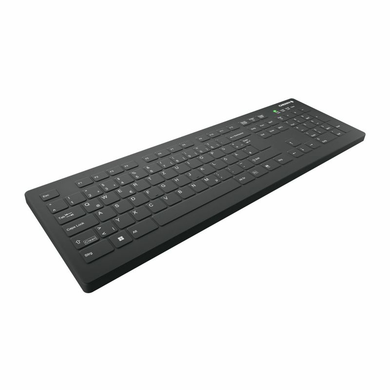 CHERRY-AK-C8112-tastiera-Medico-RF-Wireless-QWERTZ-Tedesco-Nero