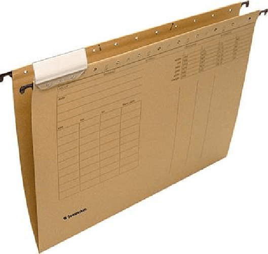 Soennecken Hngemappe 2050 DIN A4 Karton natronbraun 25 St./Pack. (2050)