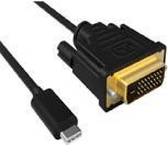 ACT USB Type C to DVI male conversion cable 4K/30Hz, 2 meter USB3.1 CM -DVI 4K/30HZ 2M (SB0033)