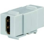 Rutenbeck KMK-HDMI KP rw - HDMI-Kabel - HDMI weiblich bis HDMI weiblich keystone - 20 cm - Pure White