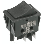 Bachmann 924.109 Rocker switch 2P Schwarz Elektroschalter (924.109)