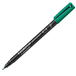 Staedtler Lumocolor marcatore permanente Verde 1 pz