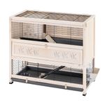 Ferplast-Conigliera-COTTAGE-in-legno-FSC-Gabbia-per-conigli-Due-piani-spaziosi-Accessori-inclusi