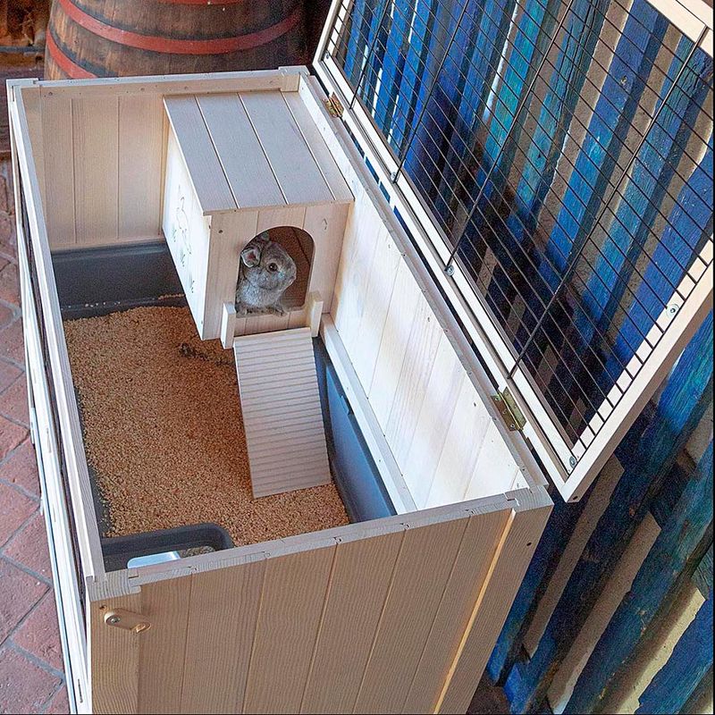Ferplast-Conigliera-COTTAGE-in-legno-FSC-Gabbia-per-conigli-Due-piani-spaziosi-Accessori-inclusi