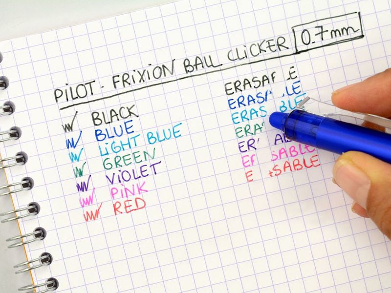 PENNA-SFERA-A-SCATTO-FRIXIONball-CLICKER-07mm-VERDE-PILOT