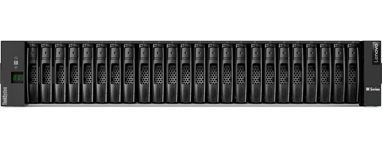 Lenovo ThinkSystem DE2000H array di dischi 0 TB Armadio (2U) Nero