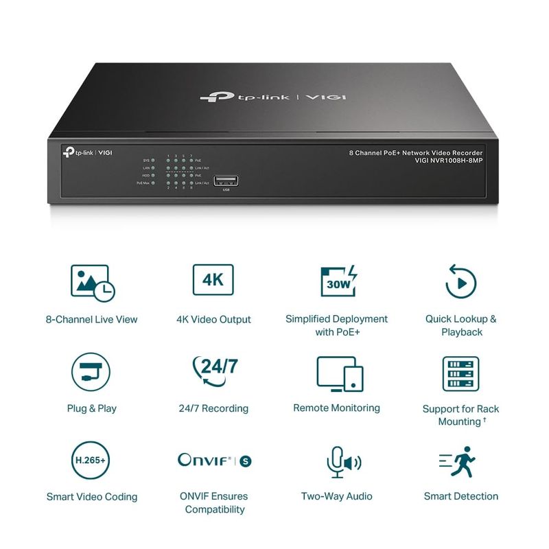 TP-Link-VIGI-NVR1008H-8MP---Videoregistratore-di-rete-PoE-8-canali-4K