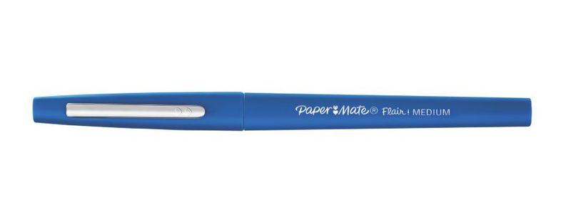 Value-pack-30-6-Pennarello-Flair-nylon-blu-punta-1.1mm-Papermate