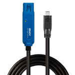 LINDY___ Lindy 43381 cavo USB 8 m USB 3.2 Gen 1 (3.1 Gen 1) USB C USB A Nero, Blu