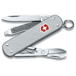 Victorinox Taschenmesser Classic Alox, Nagelfeile, Schraubendreher, Ring, Klinge, Schere, Coltello multiuso