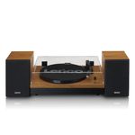Lenco-LS-310WD-Giradischi-con-Bluetooth-e-Due-Altoparlanti-Esterni-Legno