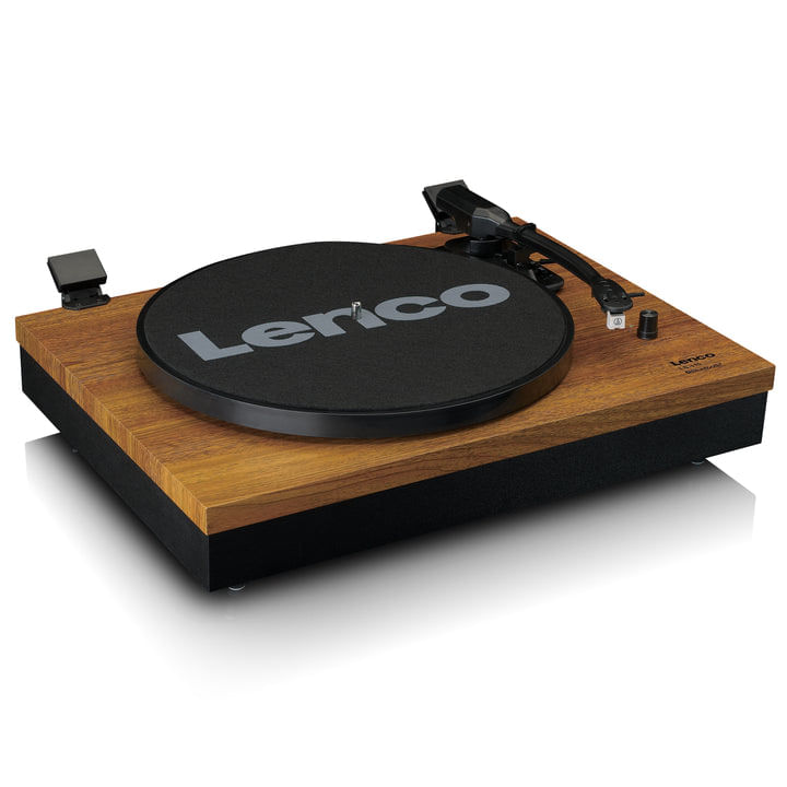 Lenco-LS-310WD-Giradischi-con-Bluetooth-e-Due-Altoparlanti-Esterni-Legno