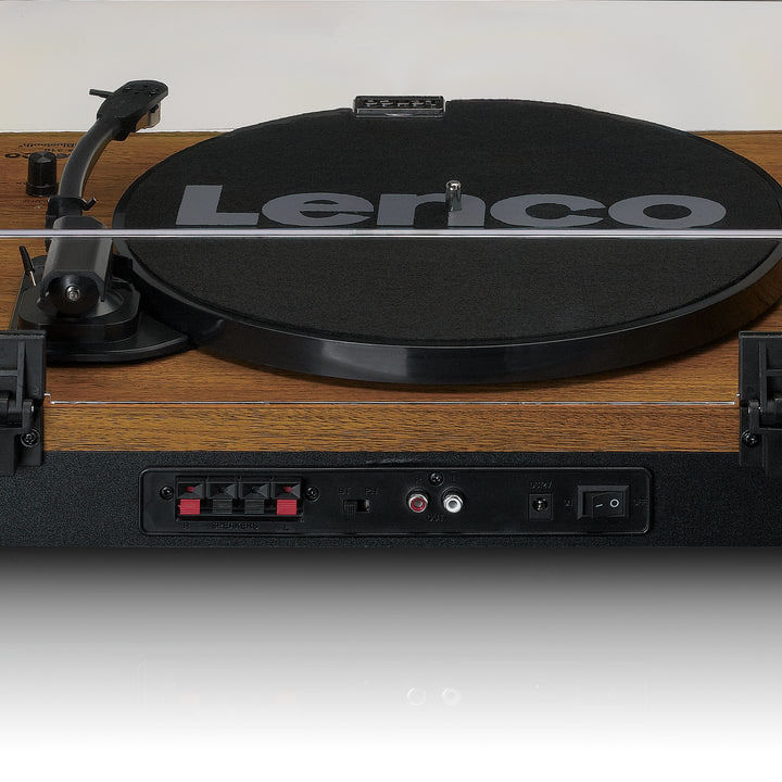 Lenco-LS-310WD-Giradischi-con-Bluetooth-e-Due-Altoparlanti-Esterni-Legno