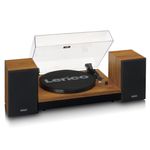 Lenco-LS-310WD-Giradischi-con-Bluetooth-e-Due-Altoparlanti-Esterni-Legno