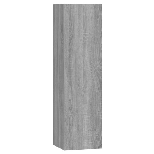 Set-di-Mobili-Porta-TV-4-pz-Grigio-Sonoma-in-Legno-Multistrato