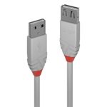 Lindy 36715 cavo USB 5 m USB 2.0 USB A Grigio (5M Usb 2.0 Type A Extension - Cable Anthra Line - Warranty 120M)