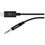 Belkin F7U079BT06-BLK cavo audio 1,8 m 3.5mm USB tipo-C Nero