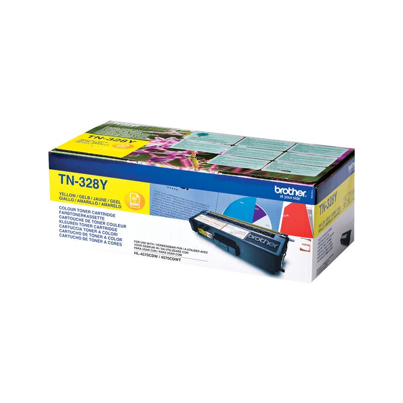 Brother-TN-328Y-cartuccia-toner-1-pz-Originale-Giallo