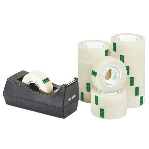 SCOTCH-DISPENSER-C38-MULTI-PACK-CON-14-ROTOLI-SFUSI-Scotch--Magic-900-19MMX33M
