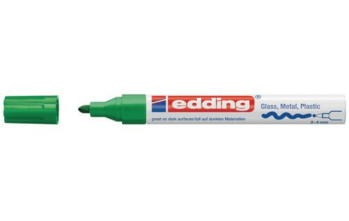 Marcatore-EDDING-750-punta-media-vernice-verde