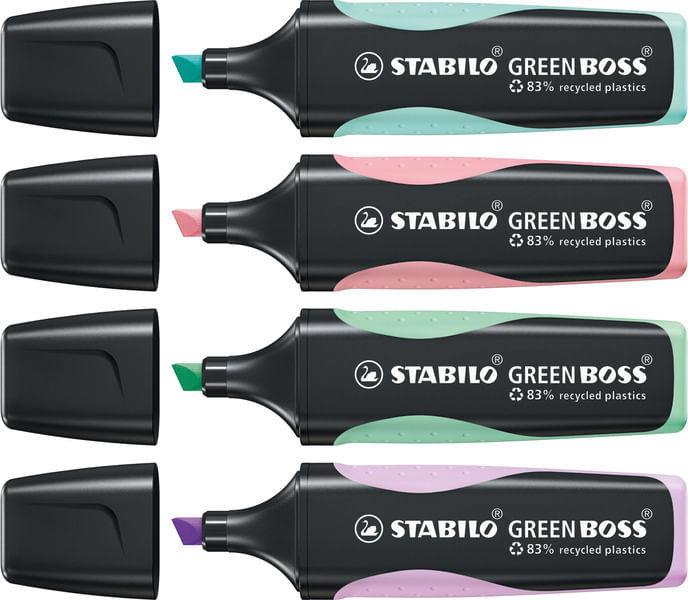 Evidenziatore-STABILO®-GREEN-BOSS®-83recycled-GIALLO