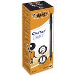 BIC Cristal Exact Nero Penna a sfera Ultra sottile 20 pz