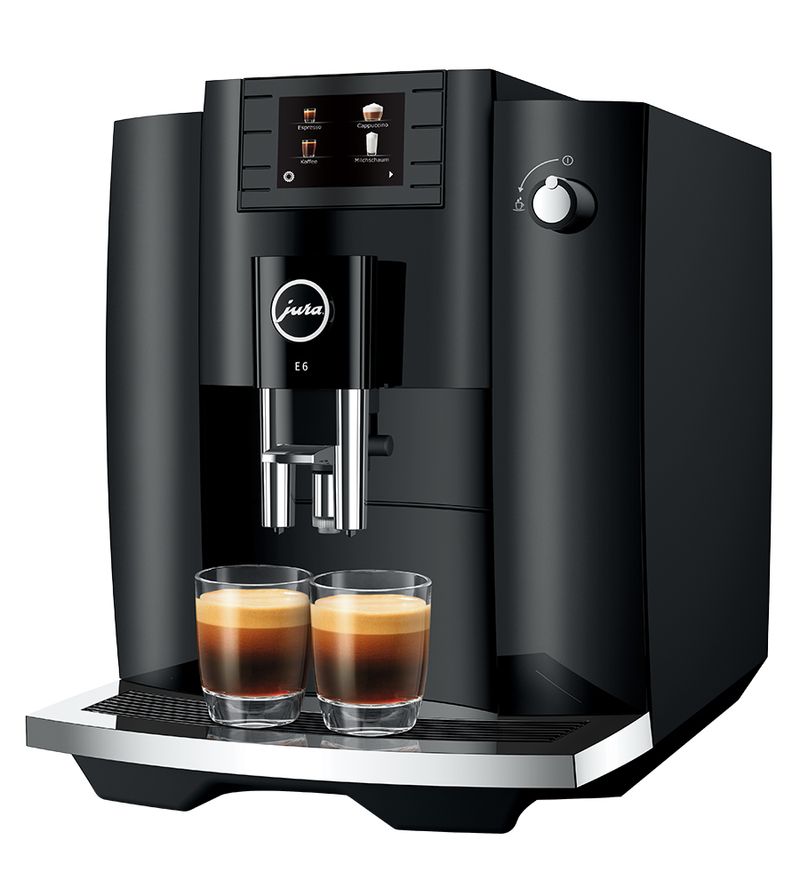 Jura-Macchina-da-Caffe--Automatizzata-E6-Piano-Black-11-Specialita--di-Caffe-