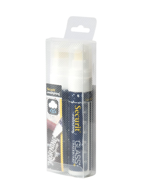 BLISTER-2-MARCATORI-A-GESSO-LIQUIDO-Waterproof-BIANCO-7-15mm-Securit