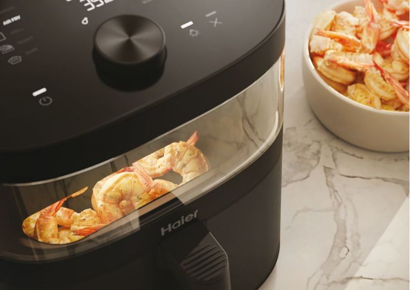 Haier-HAF5TWA-011-I-Master-Multi-Serie-5-Friggitrice-ad-Aria-9-in-1-Capacita--7-Litri-Potenza-2000-Watt-con-Timer-e-Termostato-Regolabile-colore-Nero